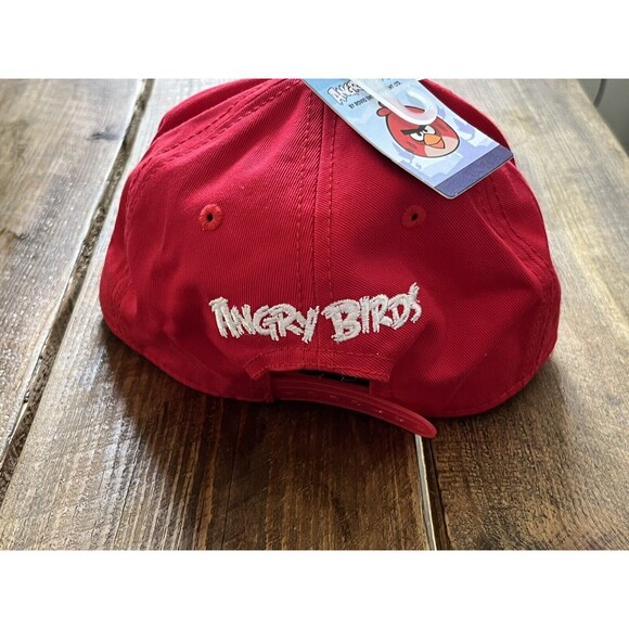 NEW Angry Birds Red Cap Adustable Snapback Bird Hat Red - Picture 4 of 9